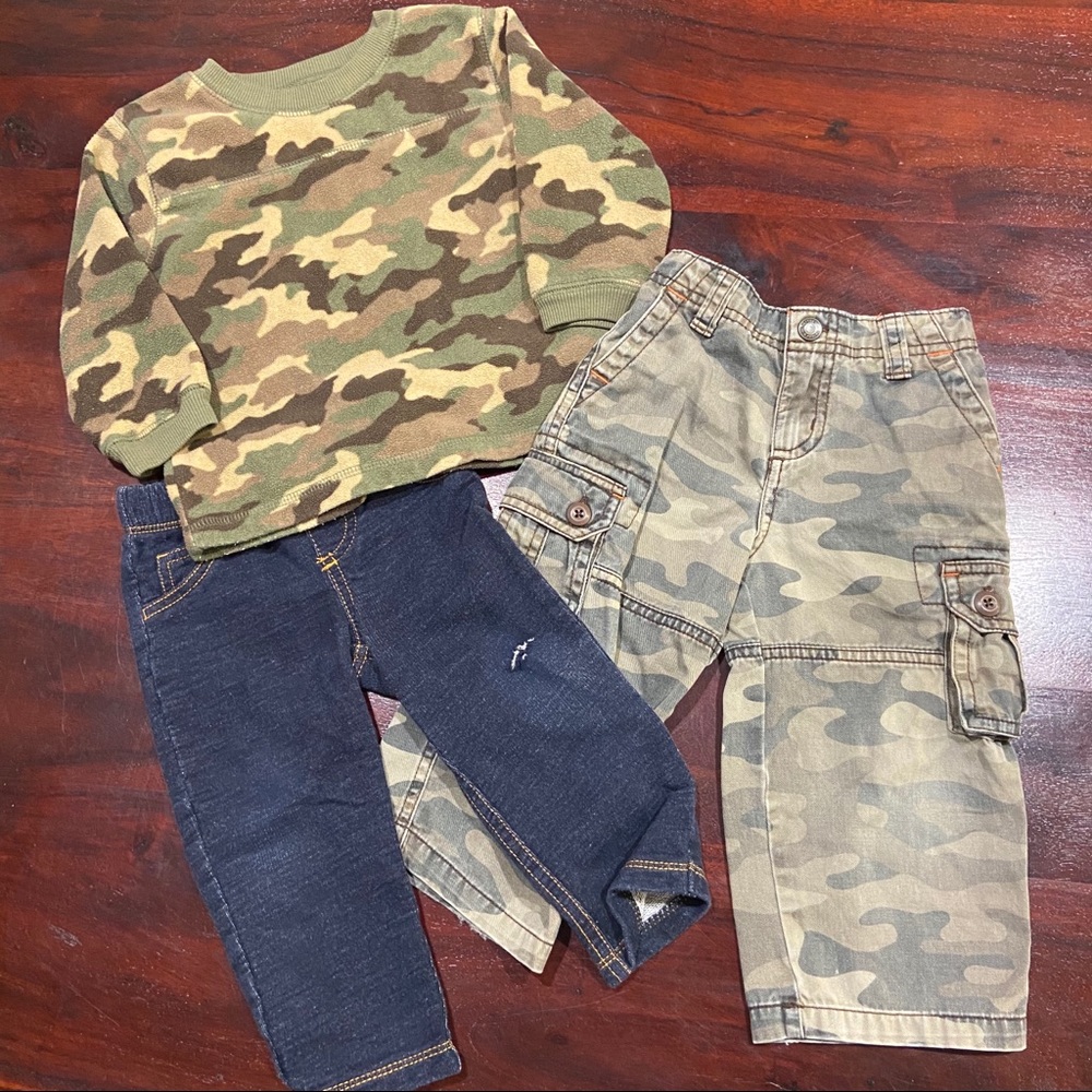 Camo bundle size 18 months